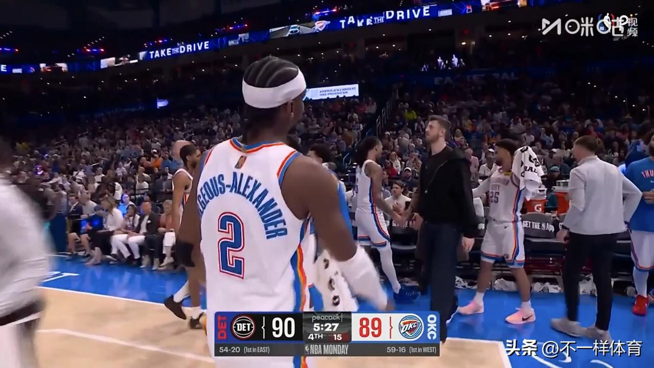 亚历山大47分，雷霆队队加时114-100力克雷活塞队，雷霆队杰伦.威廉姆斯缺阵