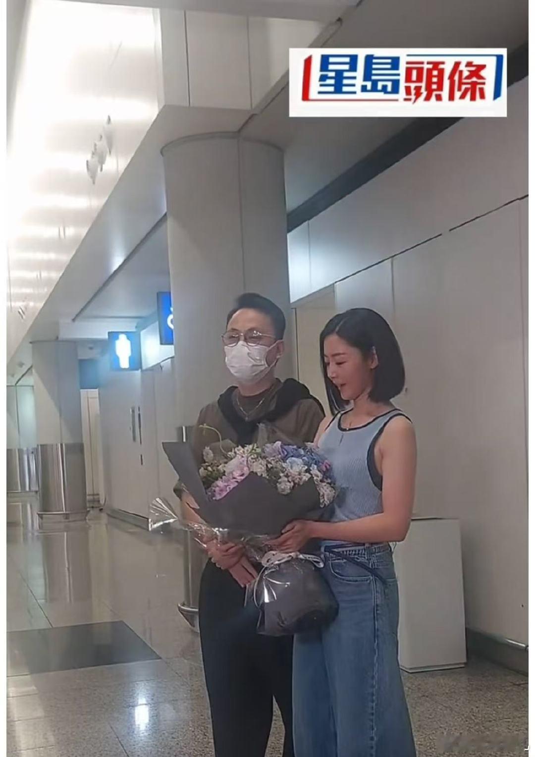 卫诗雅夺百花影后返港人气卫诗雅夺百花影后返港获老公送花卫诗雅夺百花影后返港获老公