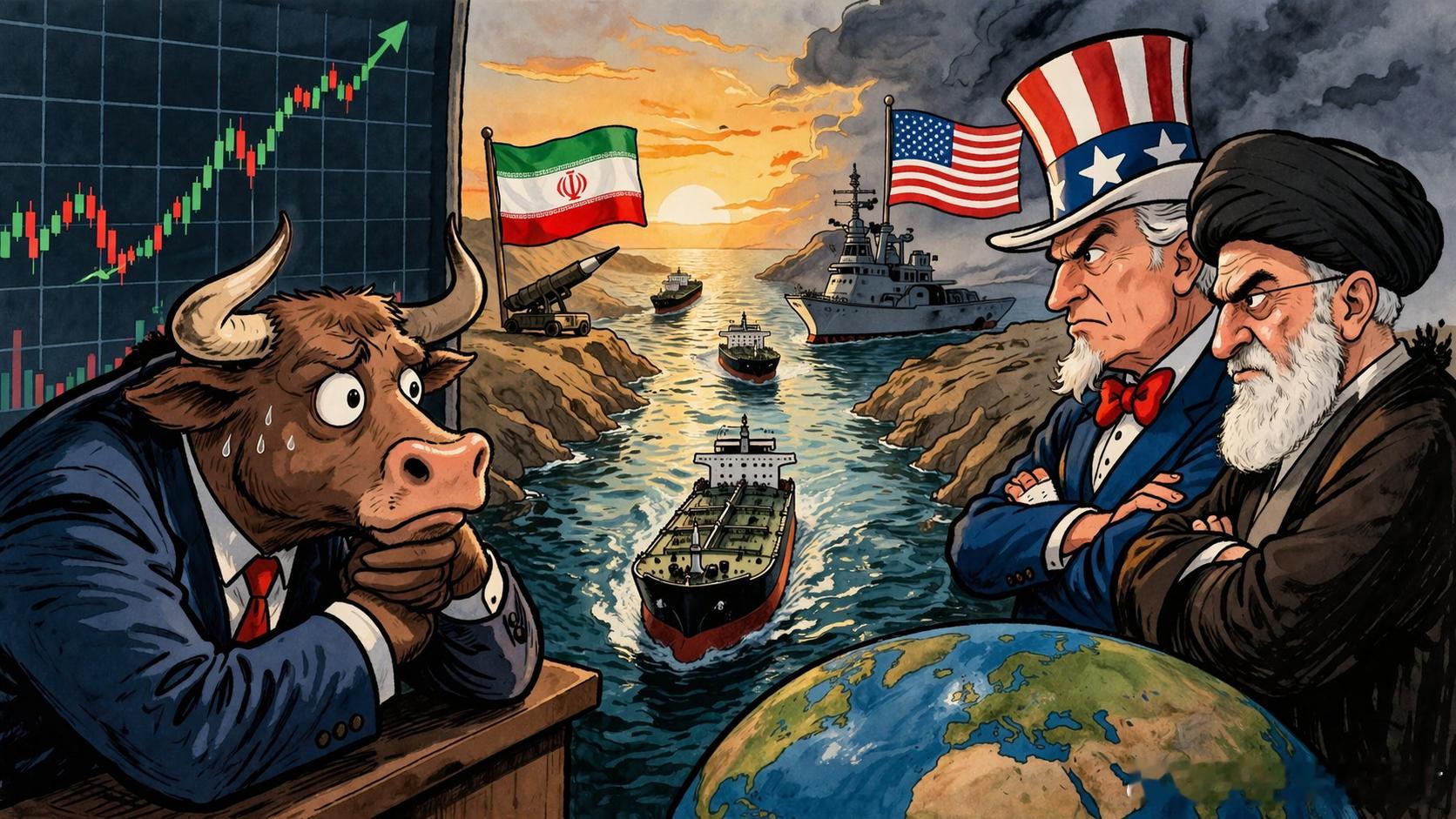 霍尔木兹到了决胜时刻：高盛为何说股市真正的考验，现在才开始中东局势又一次把全球市