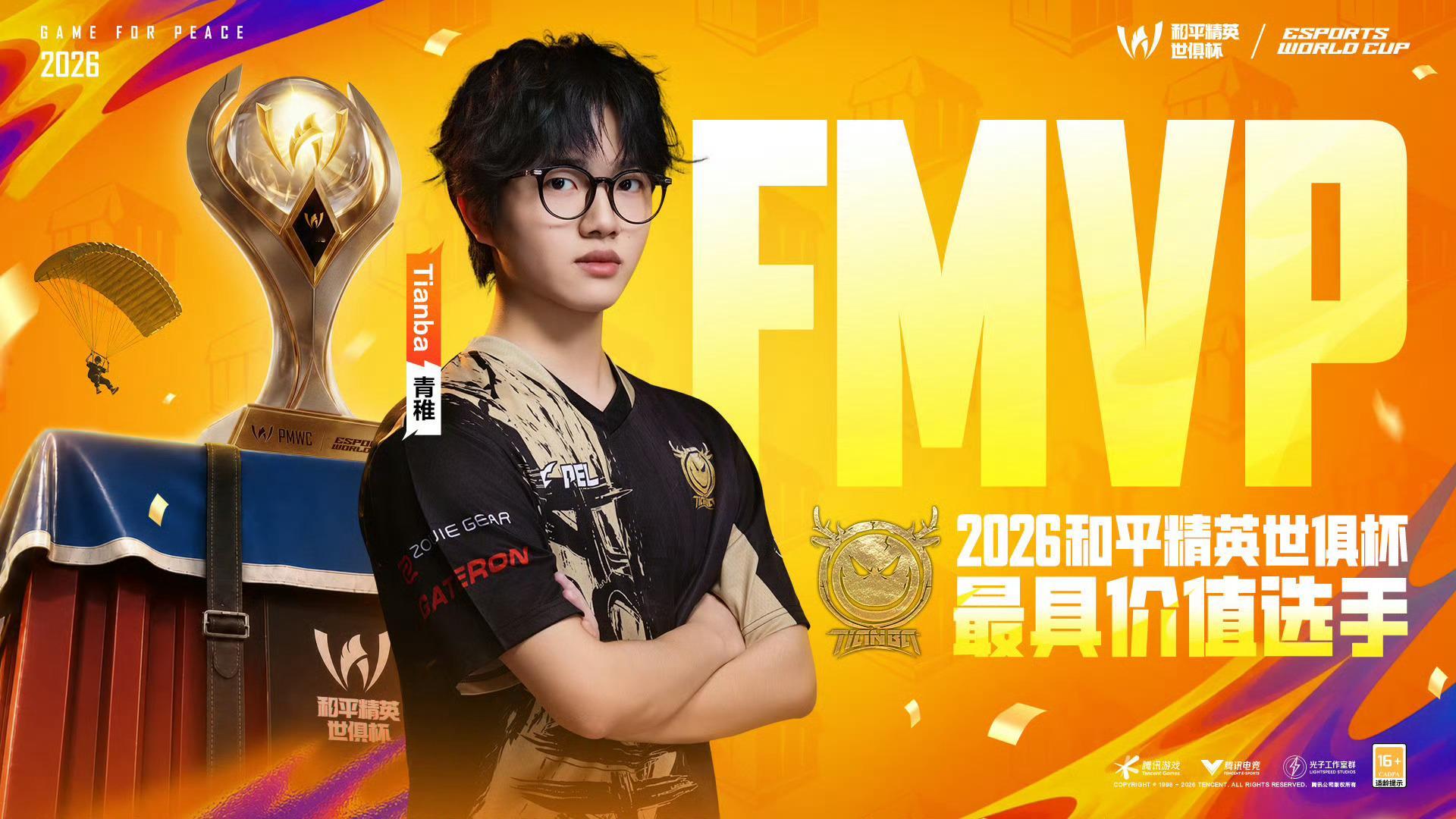枪鸣震世，热血加冕，青稚FMVP当之无愧！青稚世俱杯FMVP