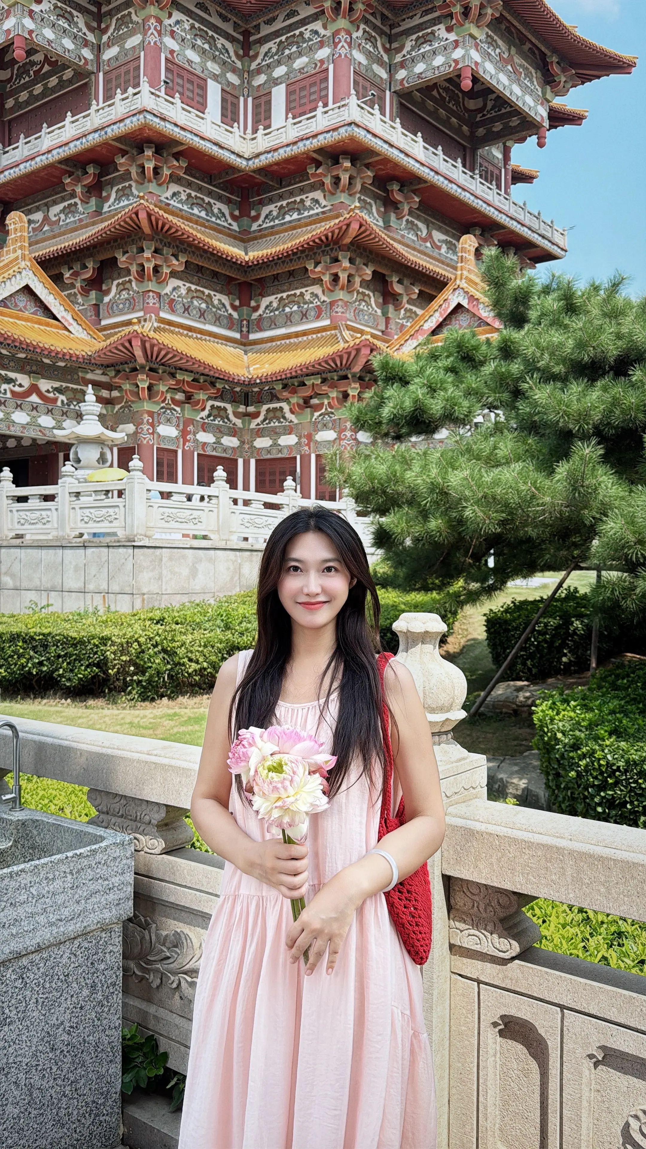 荷花、睡莲🪷与宝莲寺的适配度太高啦