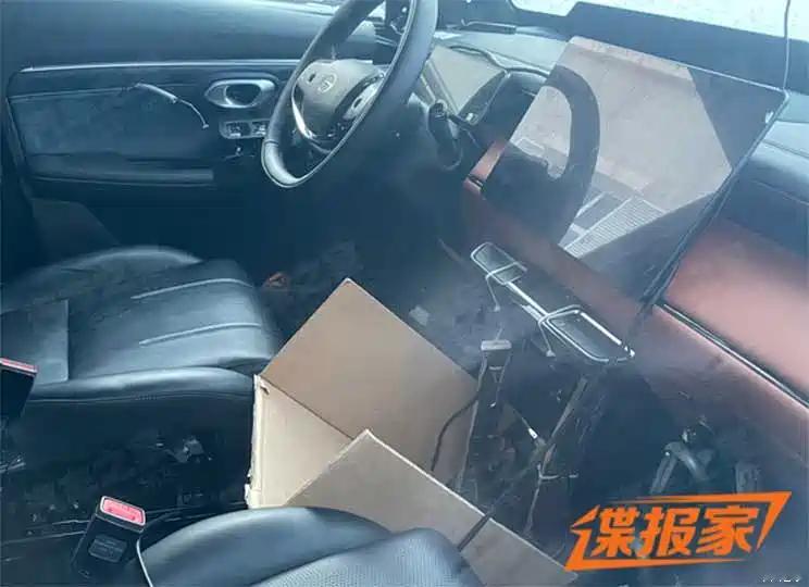 传祺越7的内饰，看起来不如外观那么刺激但是这车车重蛮刺激的，纯电116km的版本