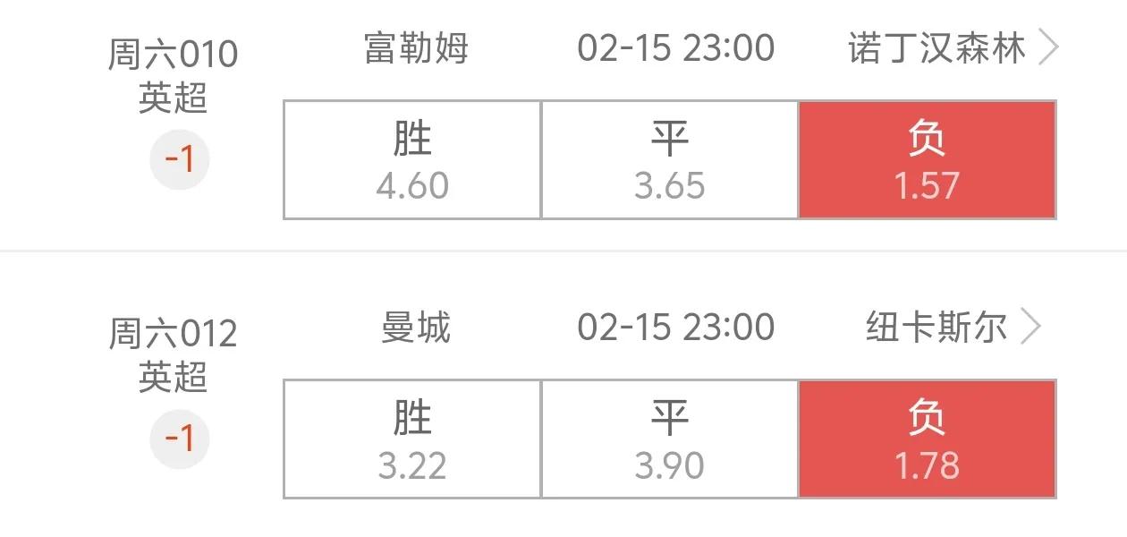 两场英超，周末，个人比较看好下路[比心][比心]