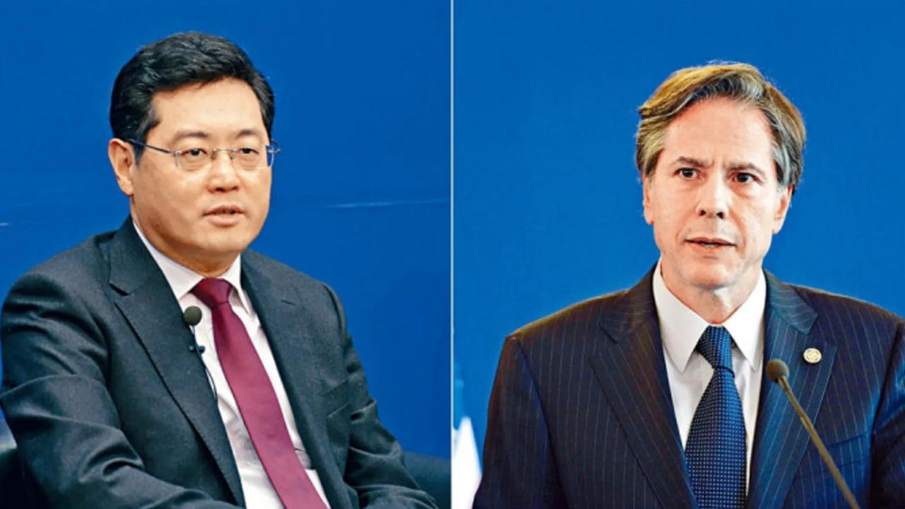 在跟中国国务委员兼外交部长秦刚通过电话后，美国国务卿布林肯终于获得了访华的同意。