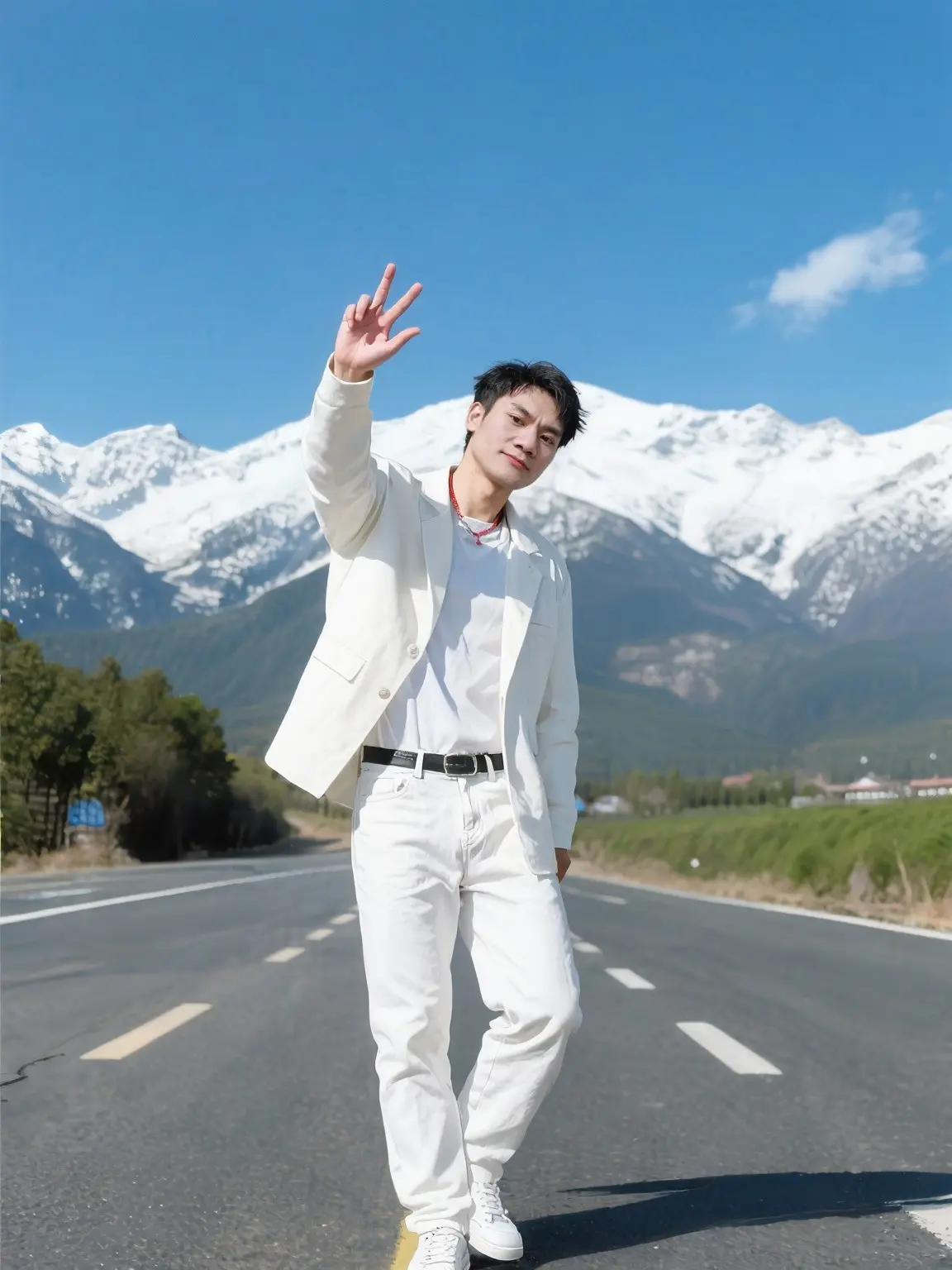 户外旅行 怎么开心怎么跳跟着音乐嗨起来 户外风景 户外出游