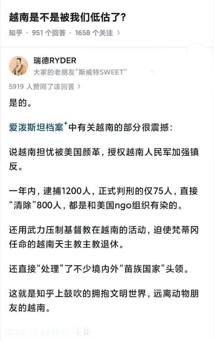 对付NGO应该学习越南！热点观点海外新鲜事