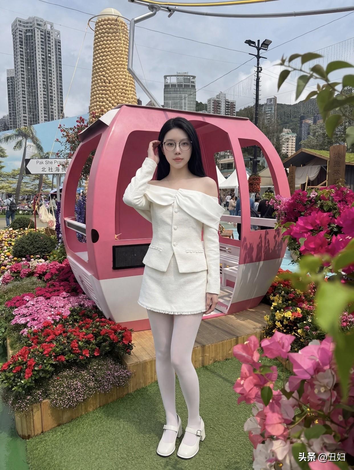 露肩穿搭适合啥场合?露肩穿搭适配的场合可不少。
要是去参加夜场派对或者街拍，闪钻