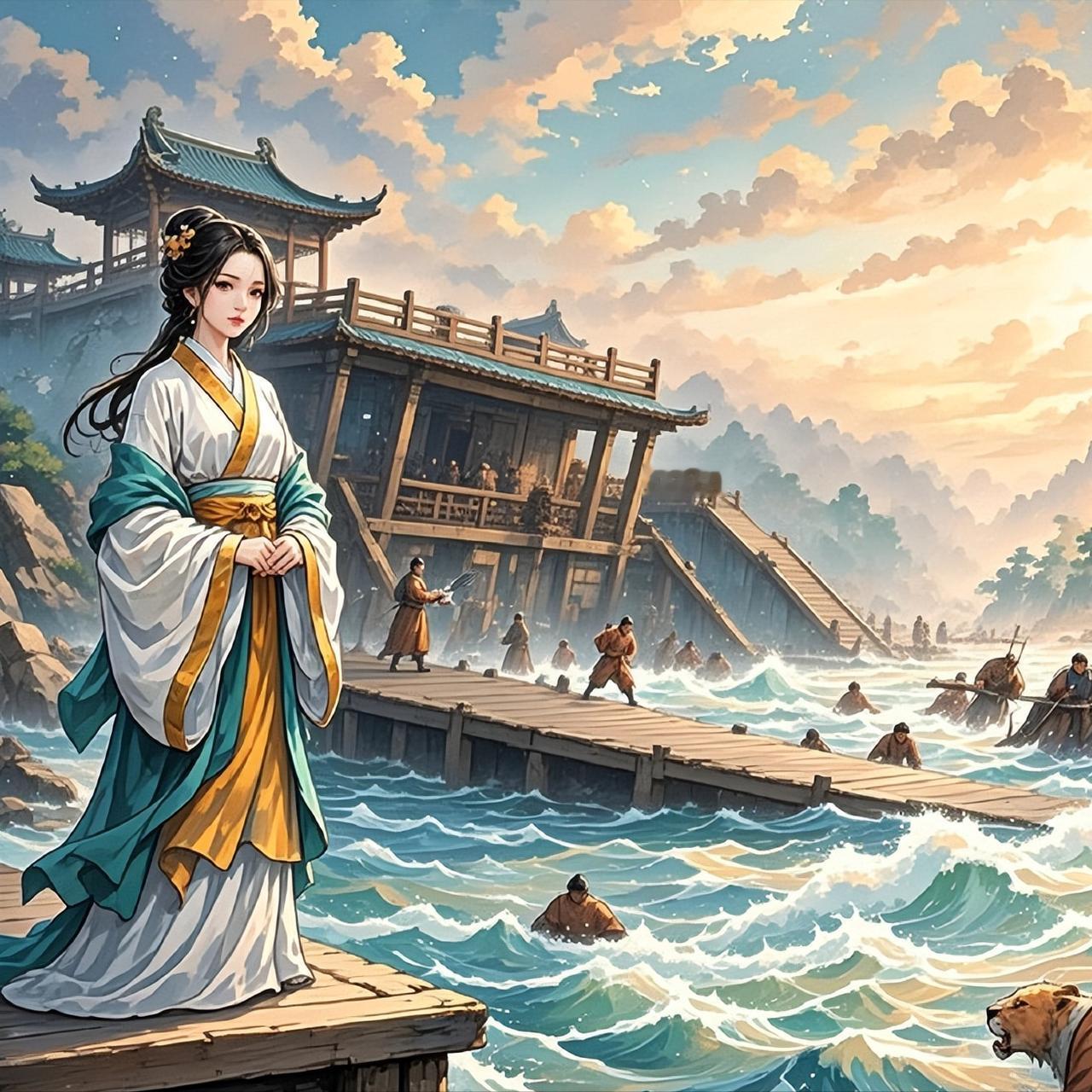 贞姜守符，宁死不逃洪水
 
（信源：《列女传》）
 
提起古代坚守信义的女子，很