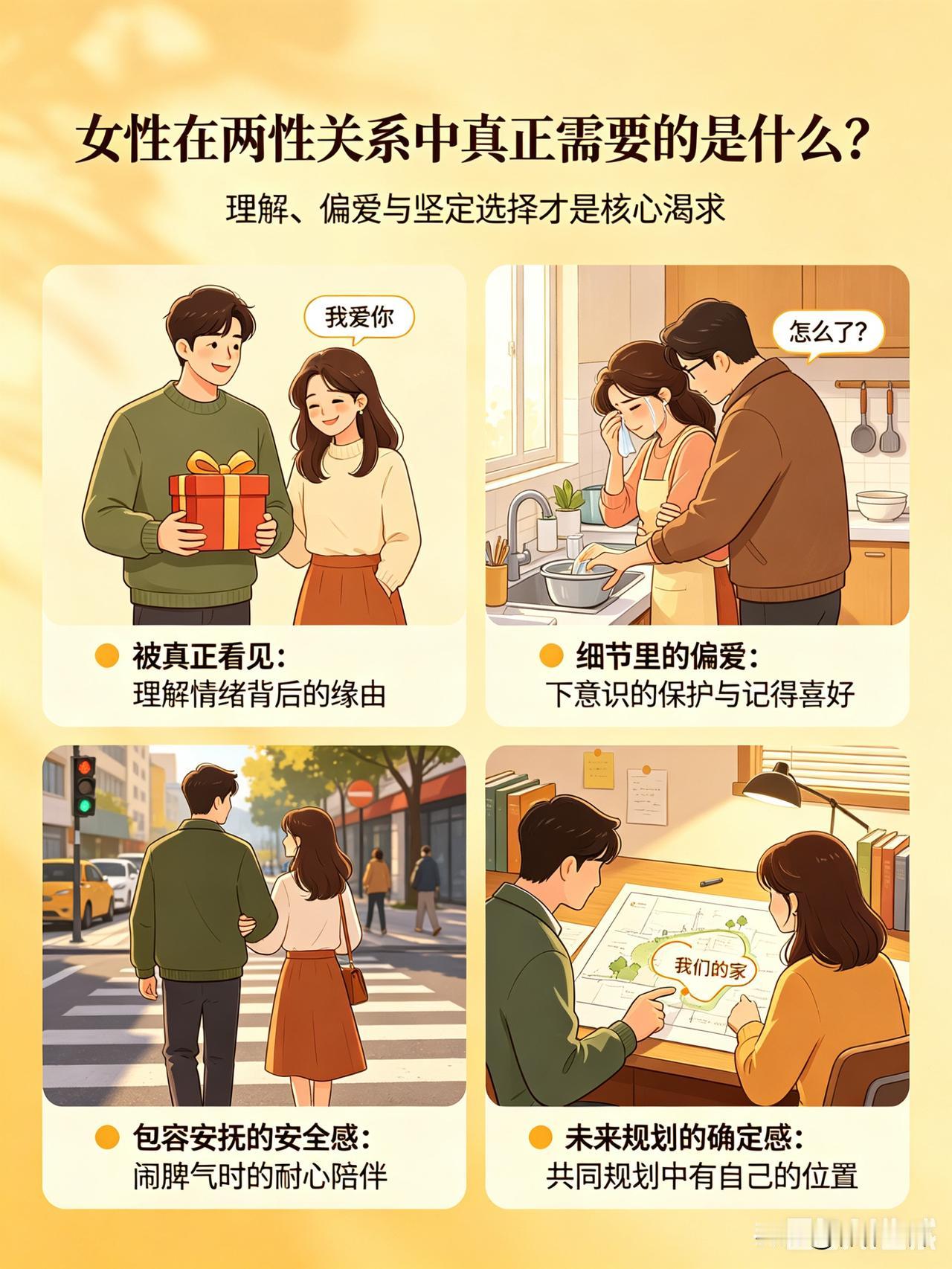两性关系里，女性要的可不止“我爱你”。有读者和男友在一起三年，男友甜言蜜语、礼物