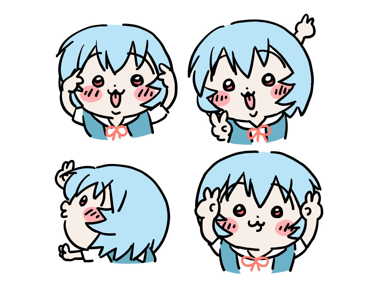 EVA x chiikawa，好萌啊宝宝们可爱鼠！！#chiikawa# #新世