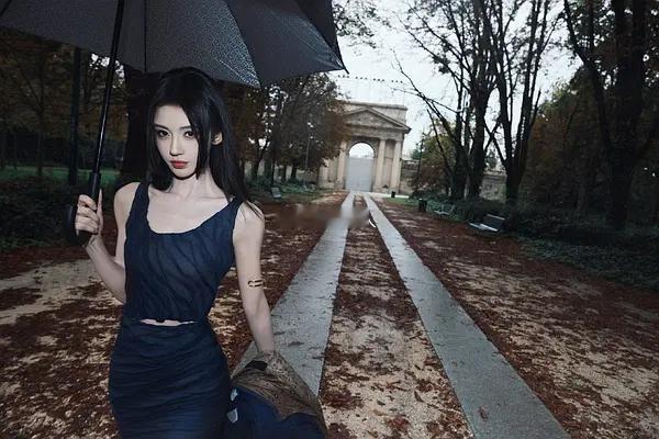 鞠婧祎真的表现力挺好的，眼神有穿透力，造型妗贵优雅整体效果好看鞠婧祎时装周星光速