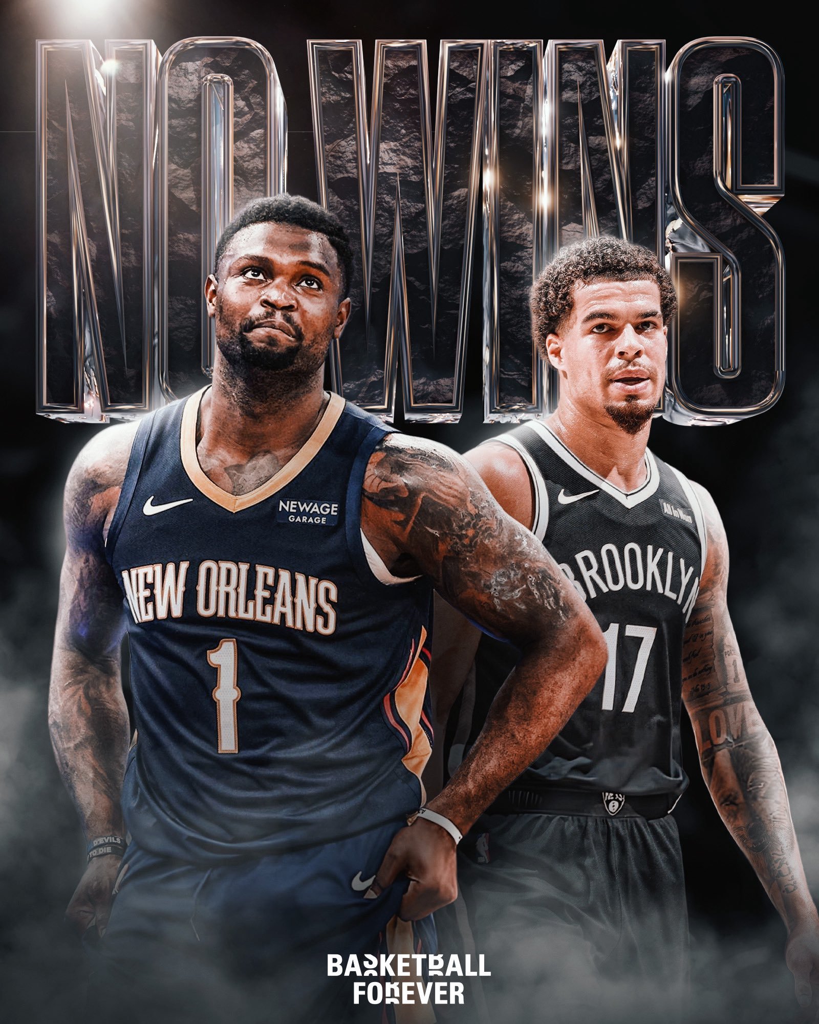 鹈鹕队(0-6)和篮网队(0-6)是NBA中仅剩的两支本赛季至今未尝一胜的球队更