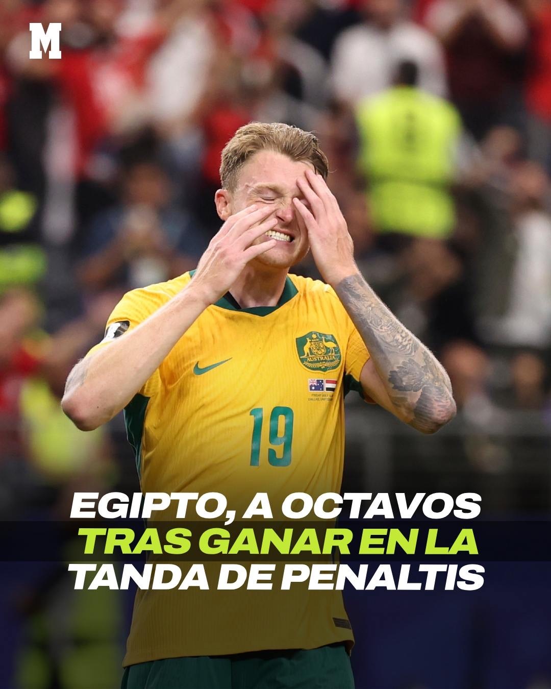 美加墨世界杯，埃及🇪🇬与澳大利亚🇦🇺120分钟战平，点球4比2晋级16强