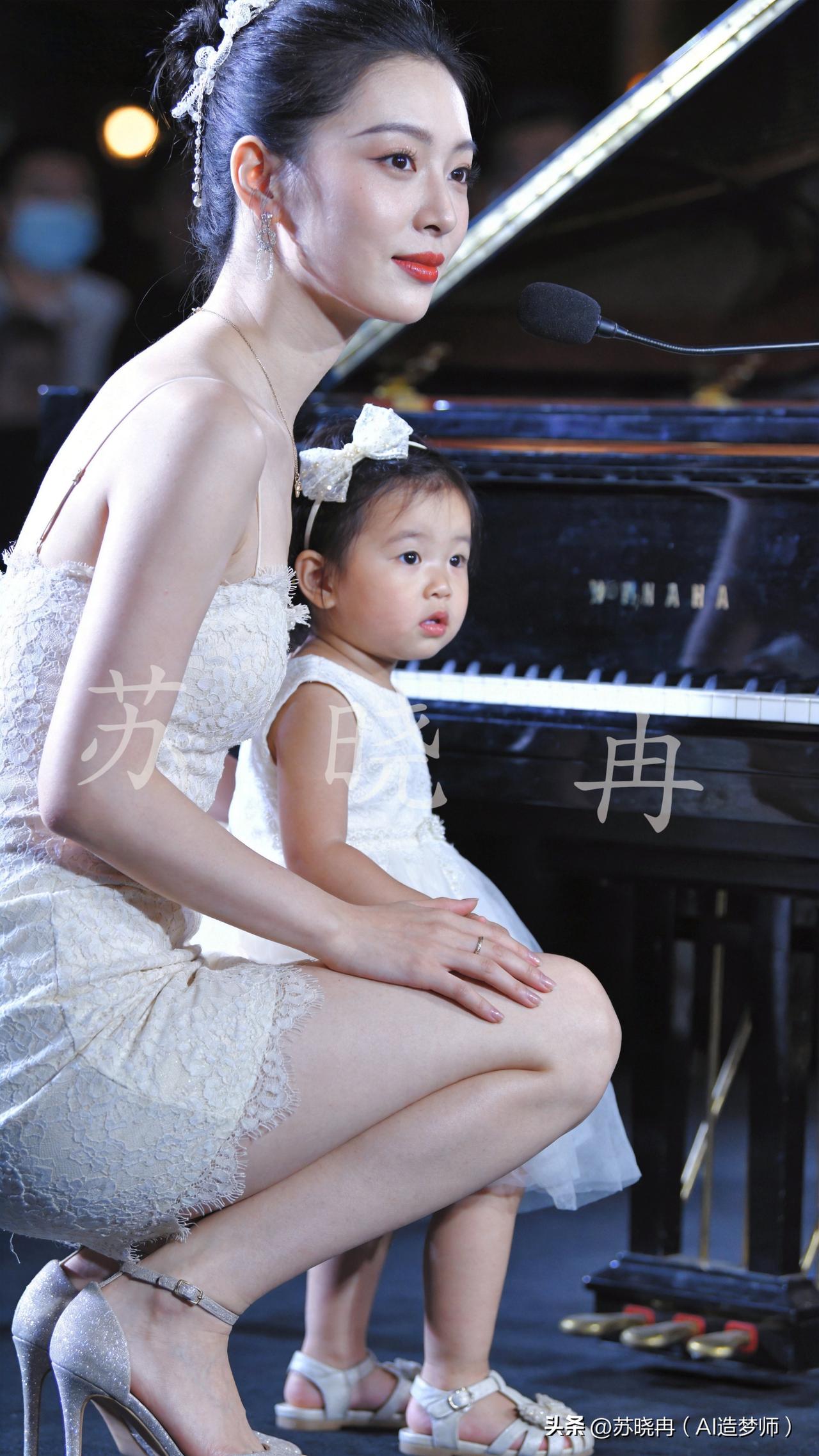 每次兼职演出都带着胆小的女儿，原来爱比说教更有用
 
打小她就是个黏人精，人多一