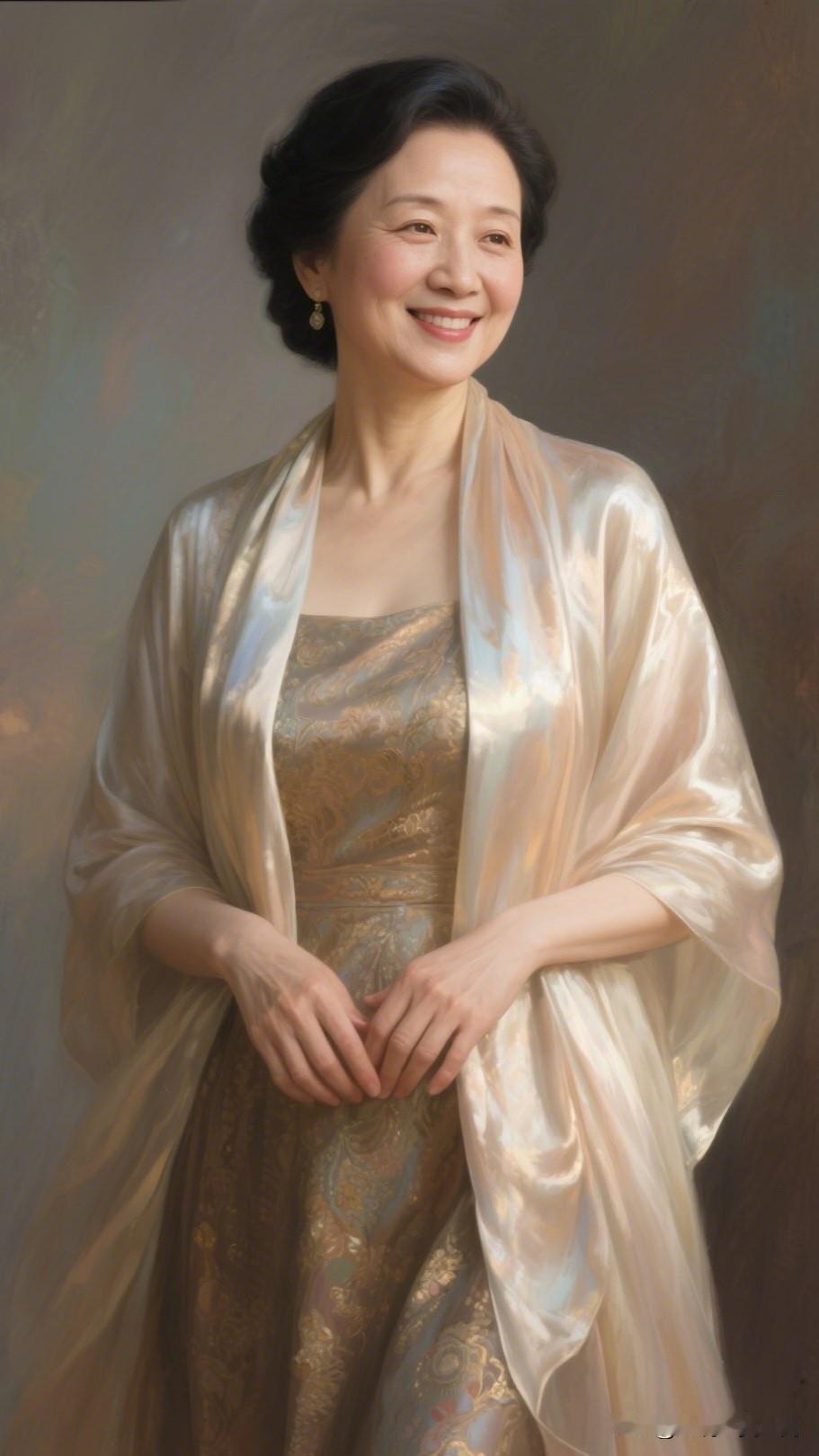 优雅女神，气质非凡，一袭华服，尽显风范！🌟✨50岁以上的女人能有多好看?