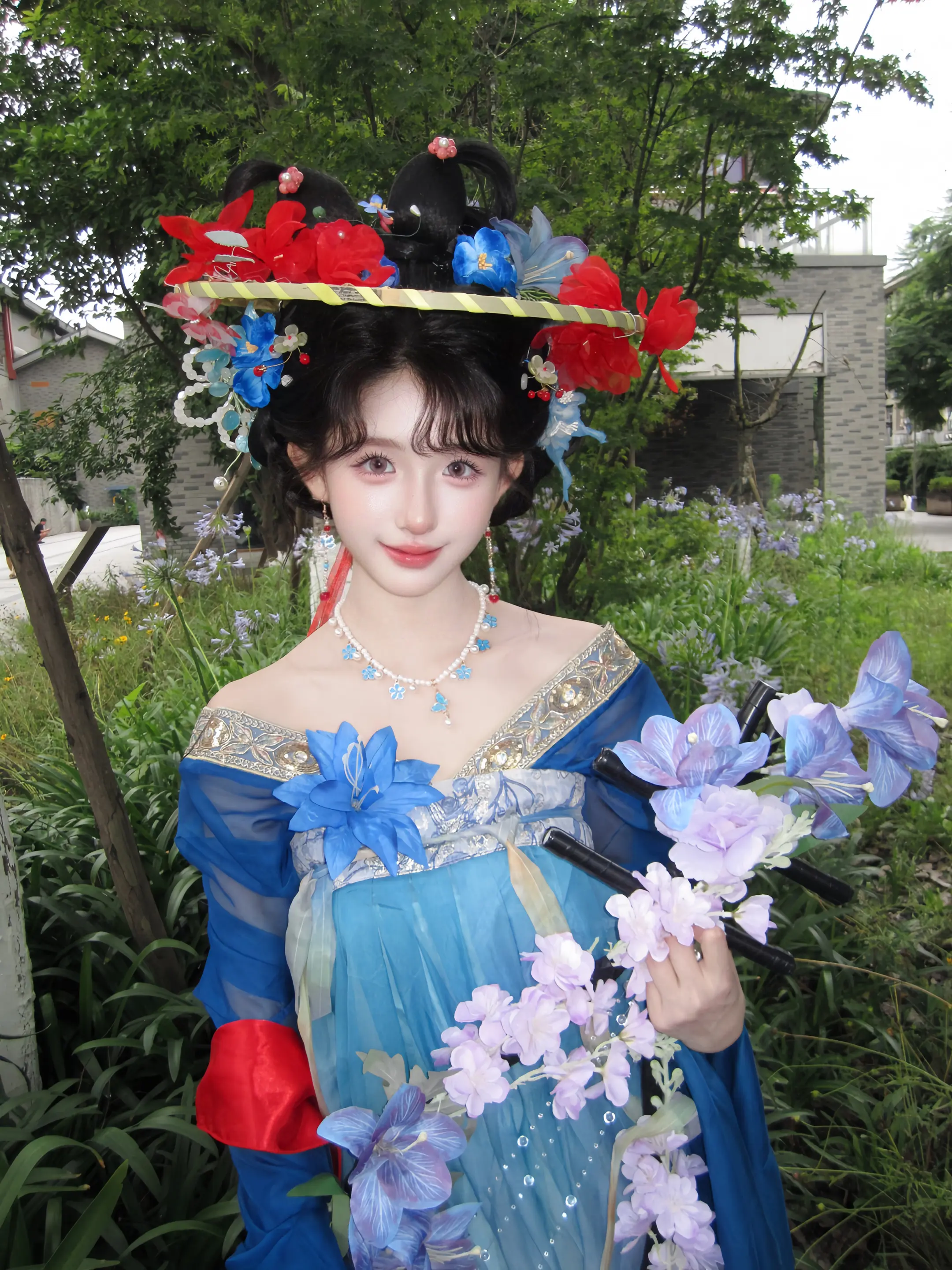 夏天 和蓝色小唐的适配度拉满～