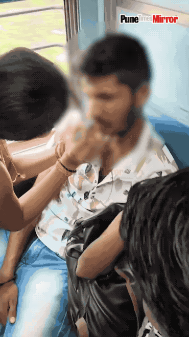 印度漂亮女孩在火车被性骚扰：但是她却做出惊人之举！近日印度中央铁路旅客列车上发生