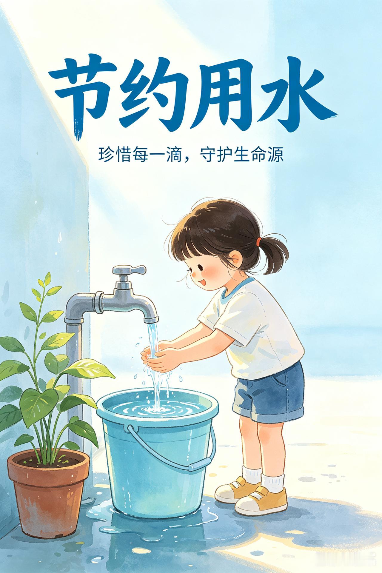 节约用水，从自己做起