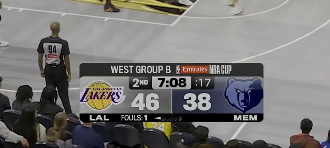 湖人7分钟被灰熊打了一波29:9[允悲][允悲][允悲]灰熊vs湖人金秋观赛季新