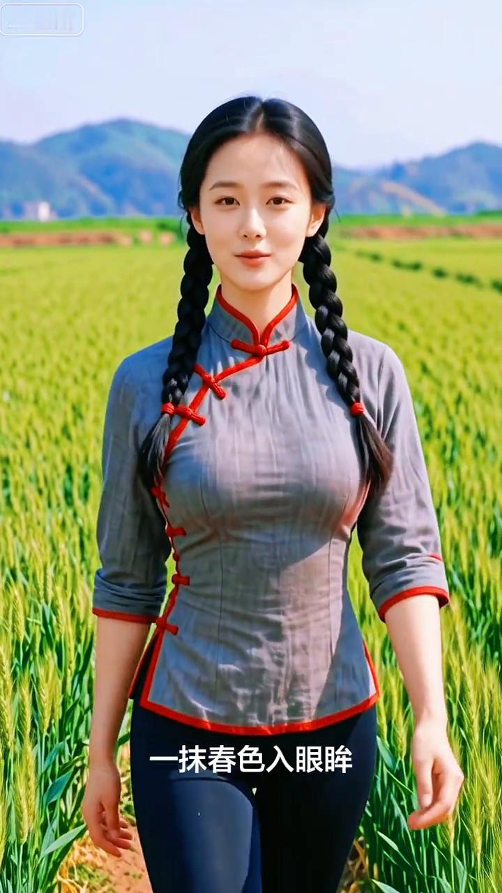 AI生成。
暖阳倾洒满山丘，那是自然的温柔。脚步请你再迁就，心随春色去远游。忘却