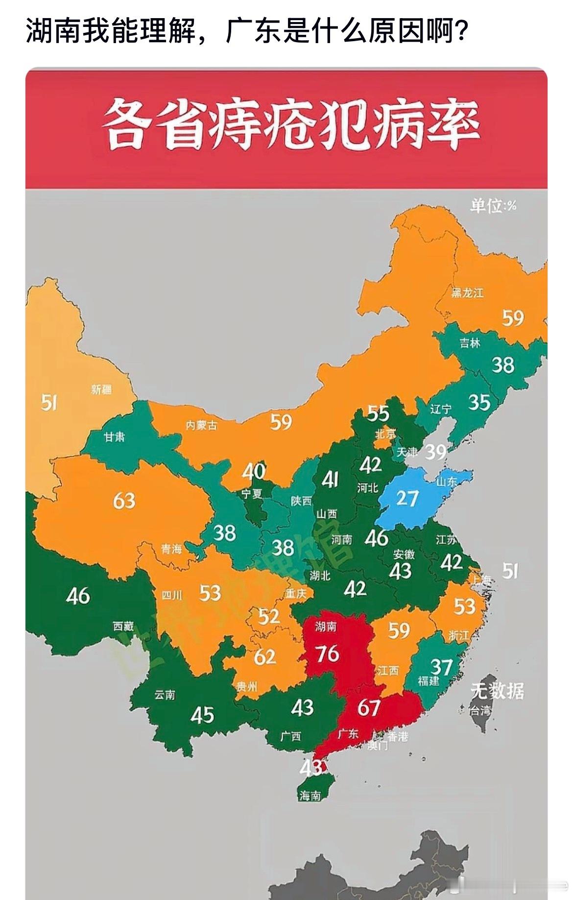 湖南可以能理解，广东是什么原因啊？ 