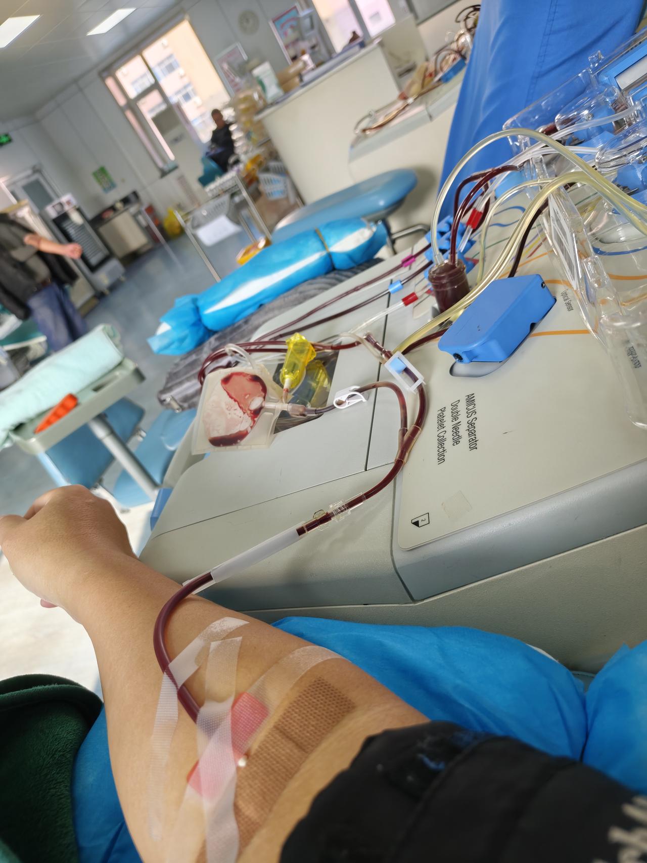 寒浸梅枝雪未消，
街头人立影萧萧。
不忧朔气侵肌骨，
唯愿热血润枯苗。
针底流红