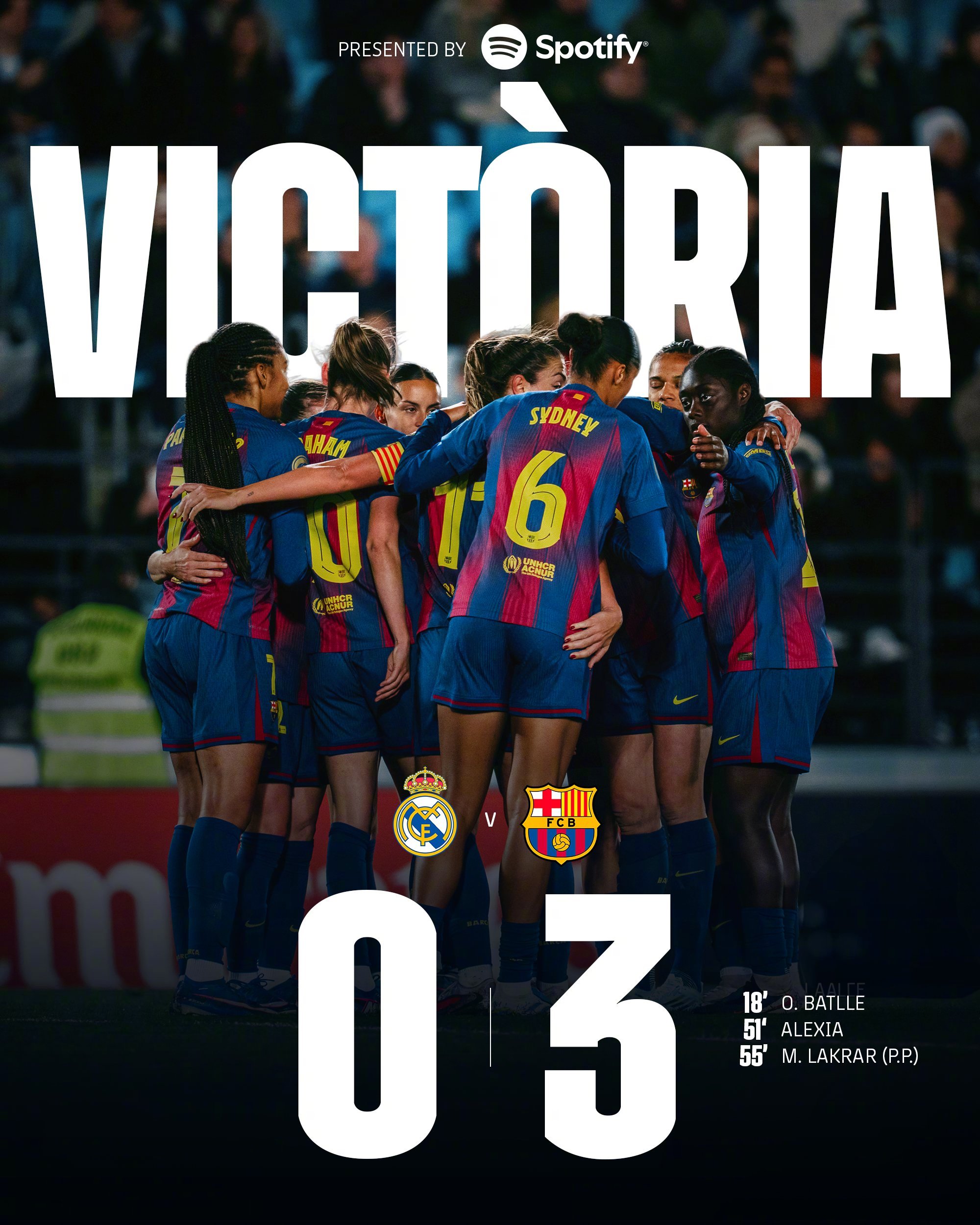 红蓝倩影国家德比🏆西甲女足迎来国家德比，巴萨女足客场3球大胜皇马女足。整场比赛