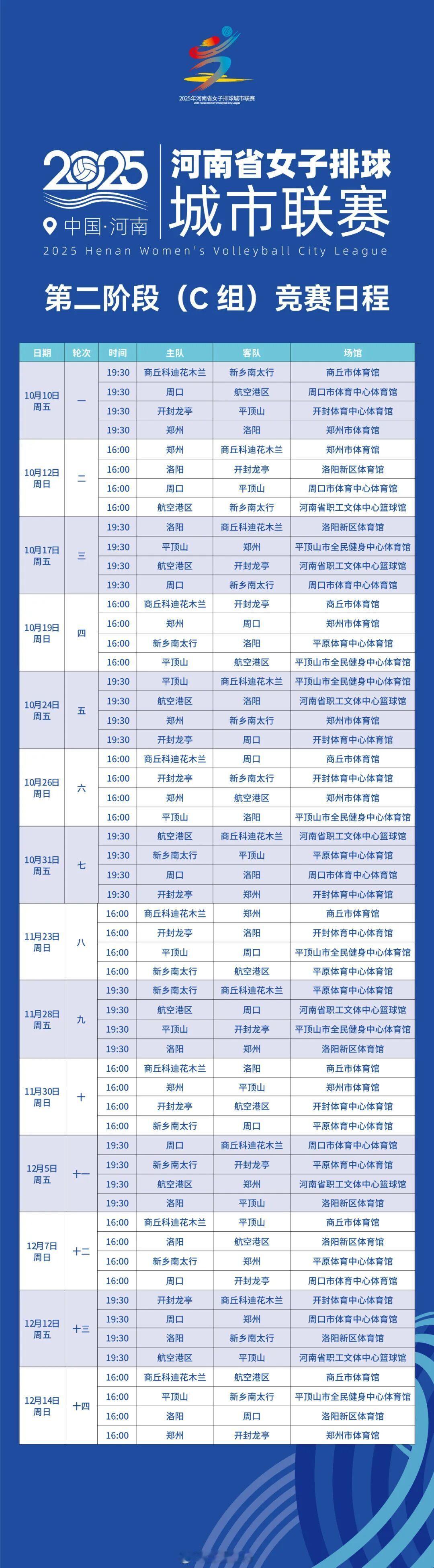 河南省女排城市联赛，第二阶段主客场已经开票，继续在大麦网有8.8元的优惠票，8个