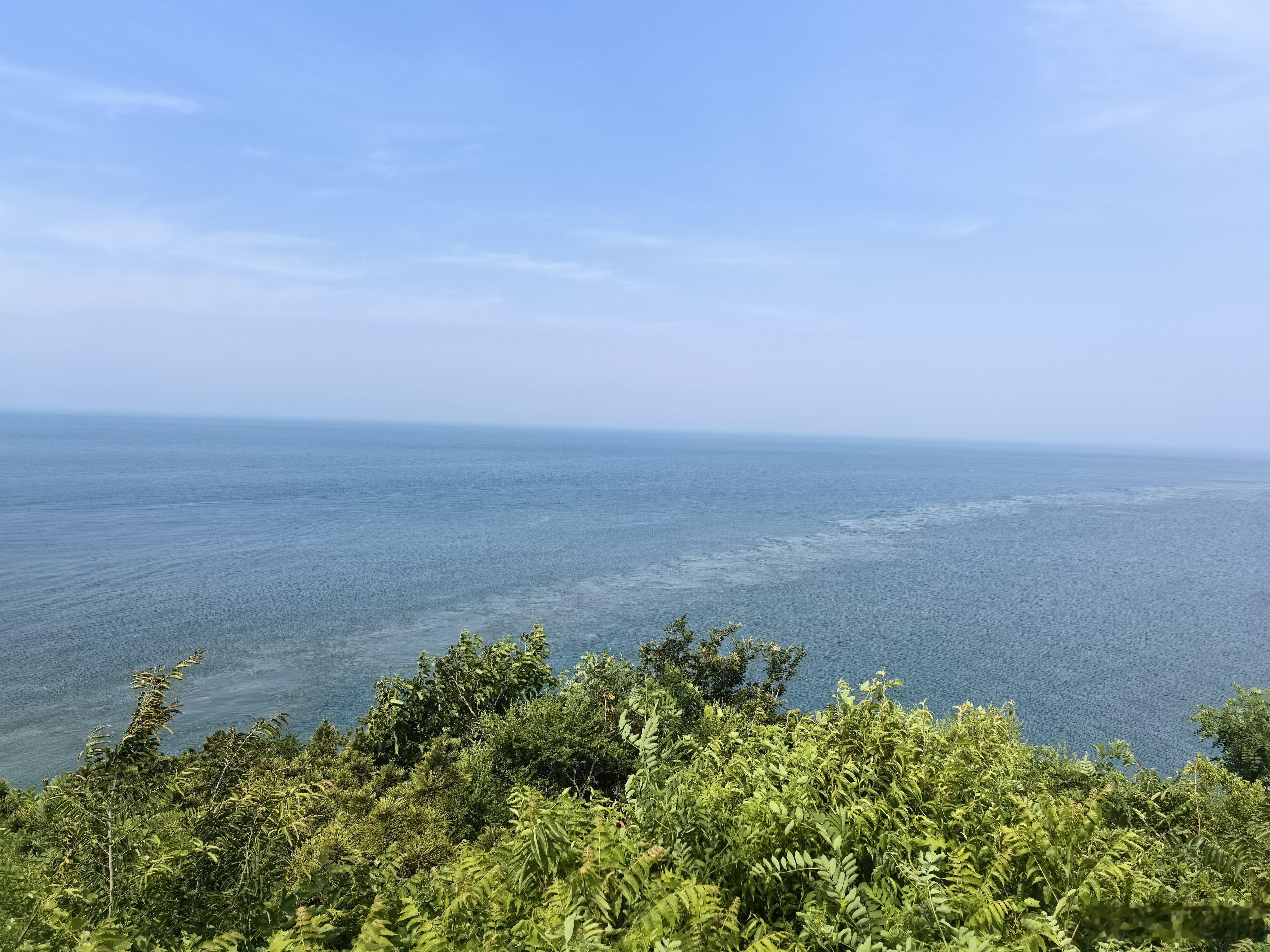 龙腾四海阅世界子藤说事子藤说事  打卡黄渤海南北分界线此次辽宁山东之行，专程打卡
