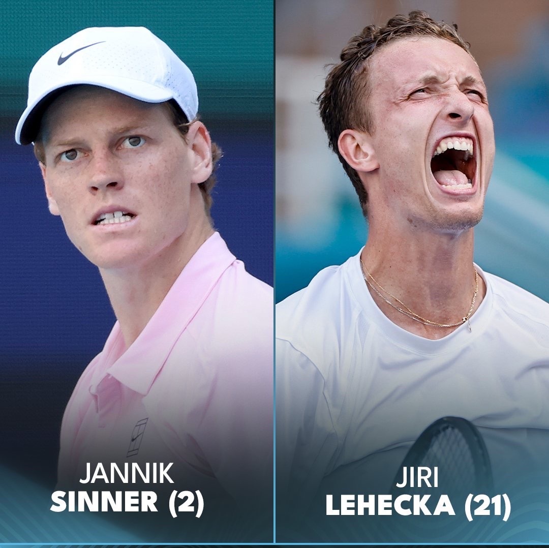 凌晨3点，在搭档胡老师解说迈阿密大师赛决赛：辛纳vs莱赫奇卡这场辛卡大战其实很有