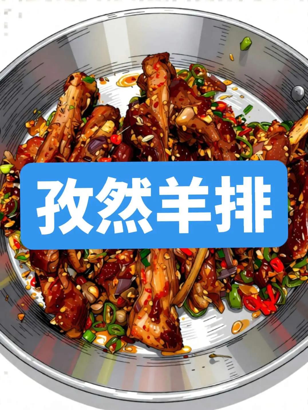 孜然羊排。用料盐 羊排 孜然粉 🔥零失败的硬菜！3步解锁孜然羊排家常做法的做法