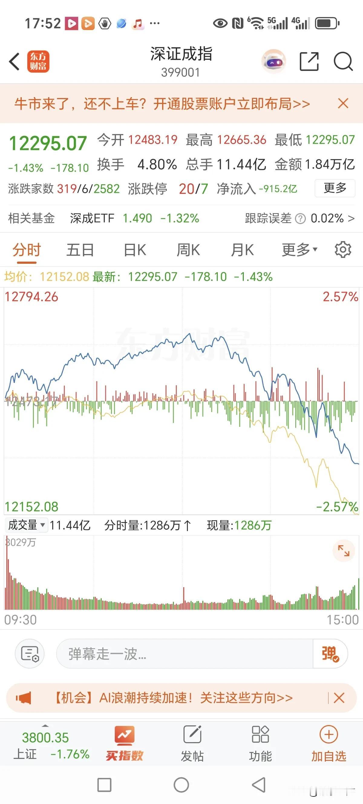 告诉你个好消息；大盘马上3900点了[大金牙]