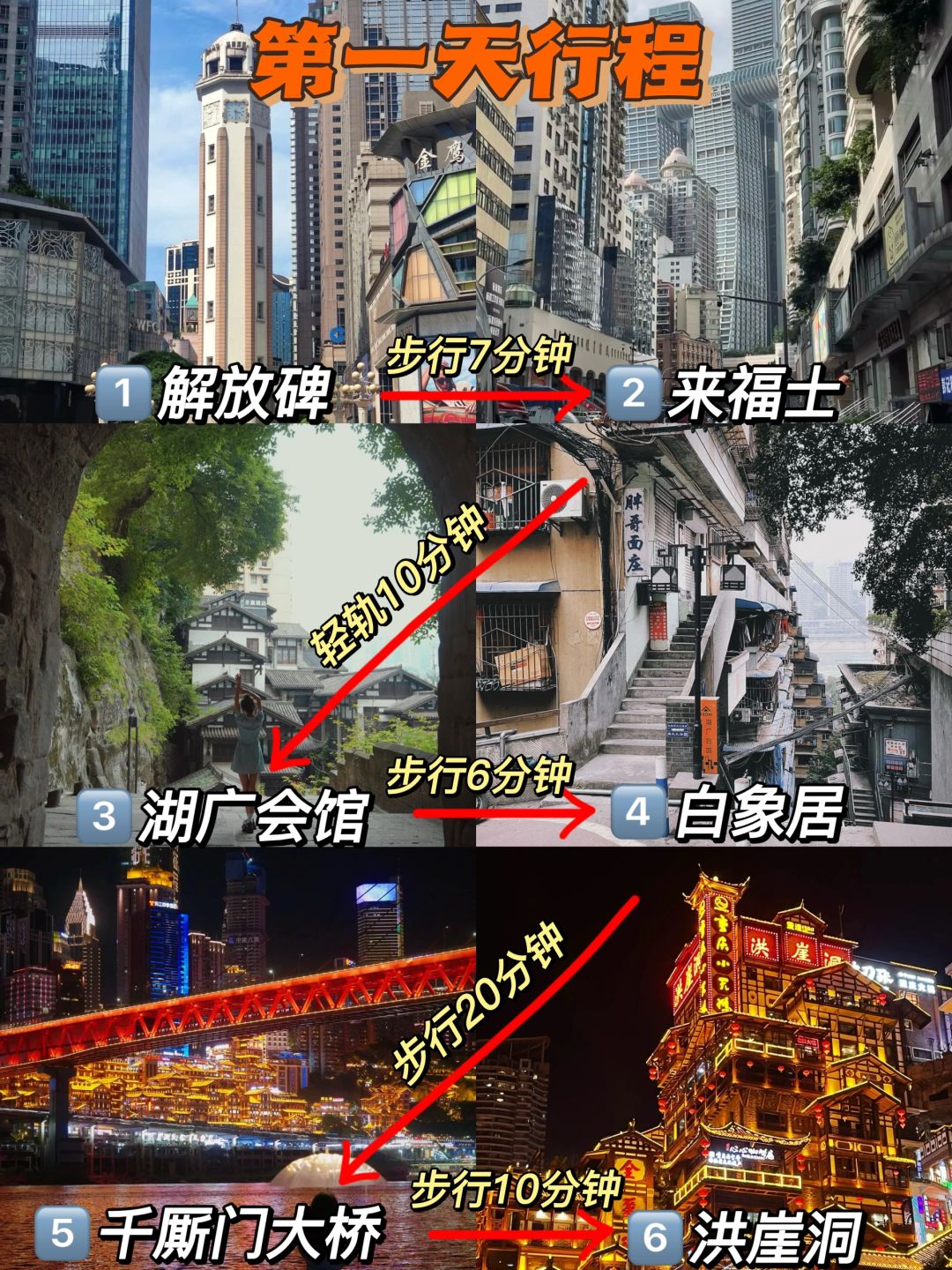 重庆本地人的正确玩法🉑三天两夜很轻松✔