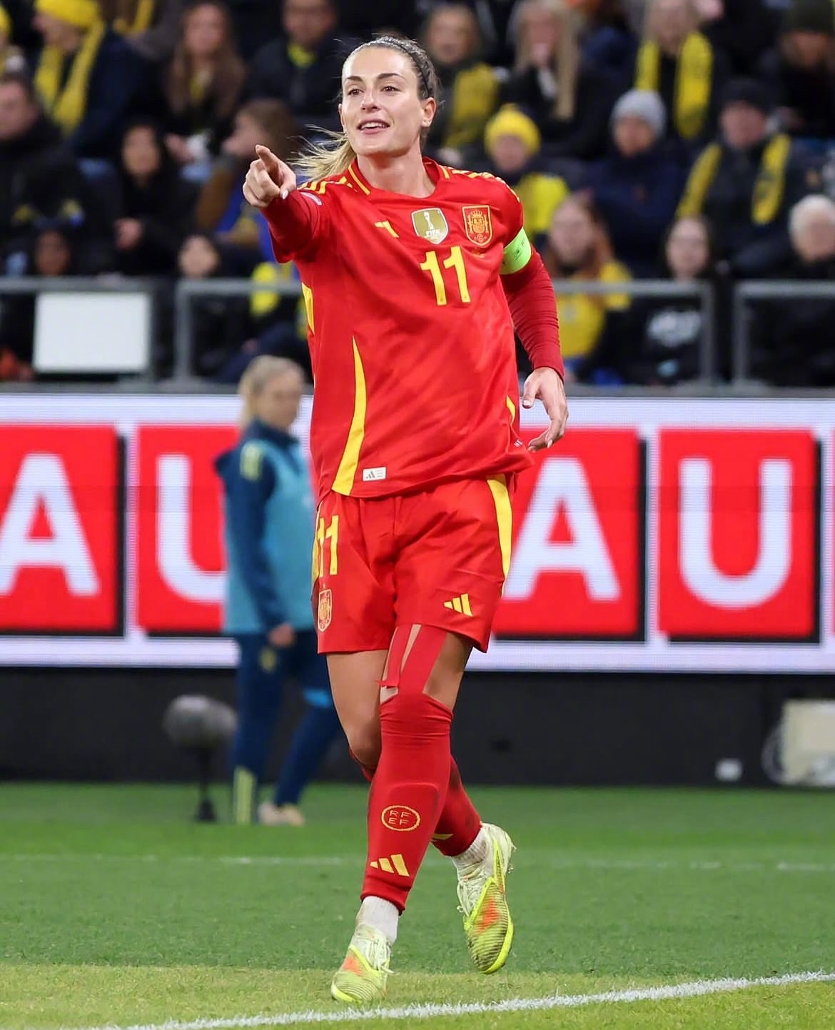 ⚽️红蓝倩影 国际比赛日战果女足欧国联｜🇸🇪瑞典女足0-1西班牙女足🇪🇸
