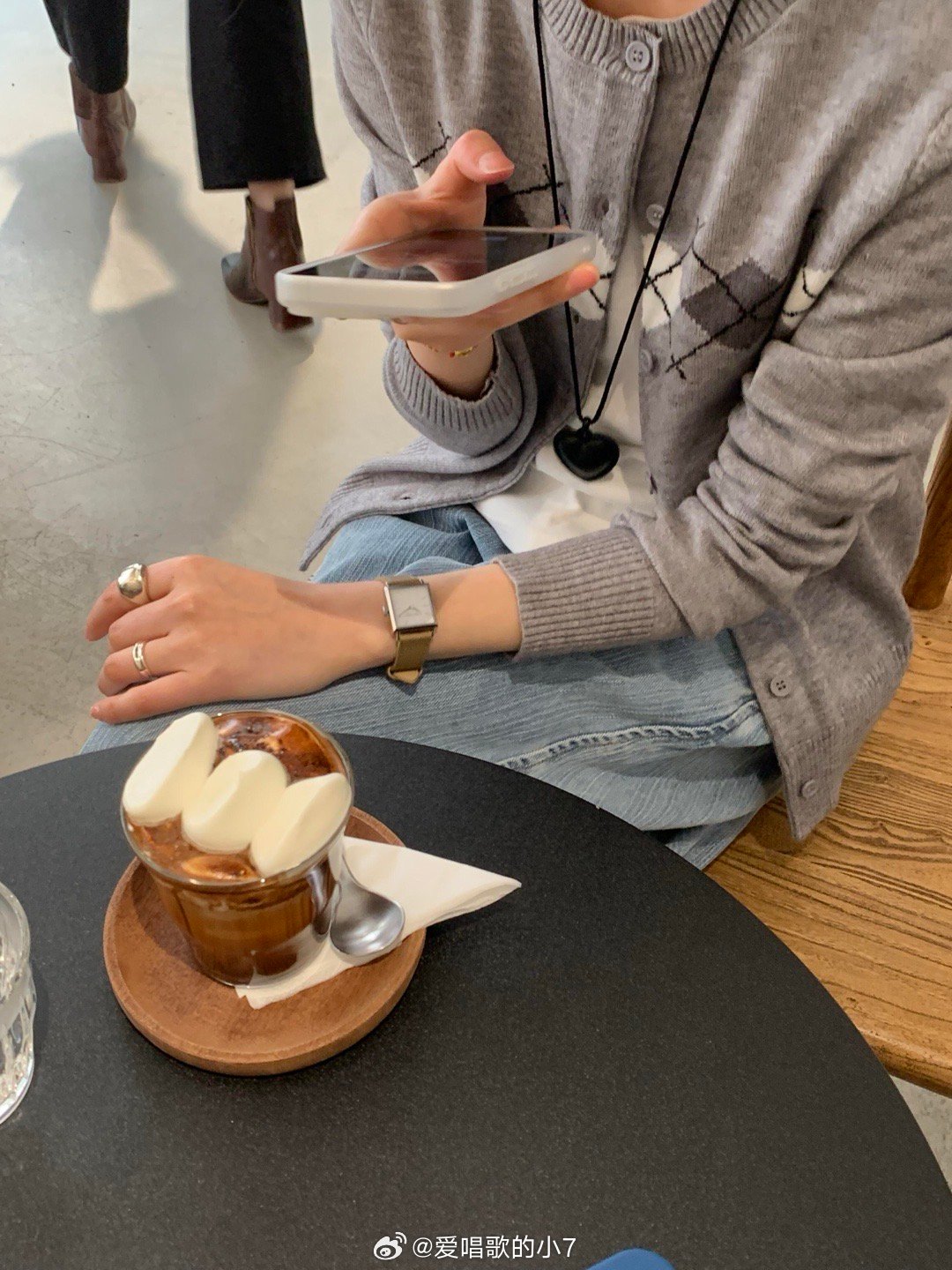 好天气出门到喜欢的老店喝喝巧克力维也纳爱了！ 