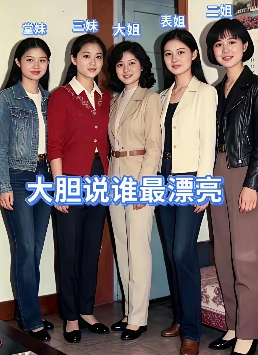 表姐真漂亮，比明星网红颜值高？