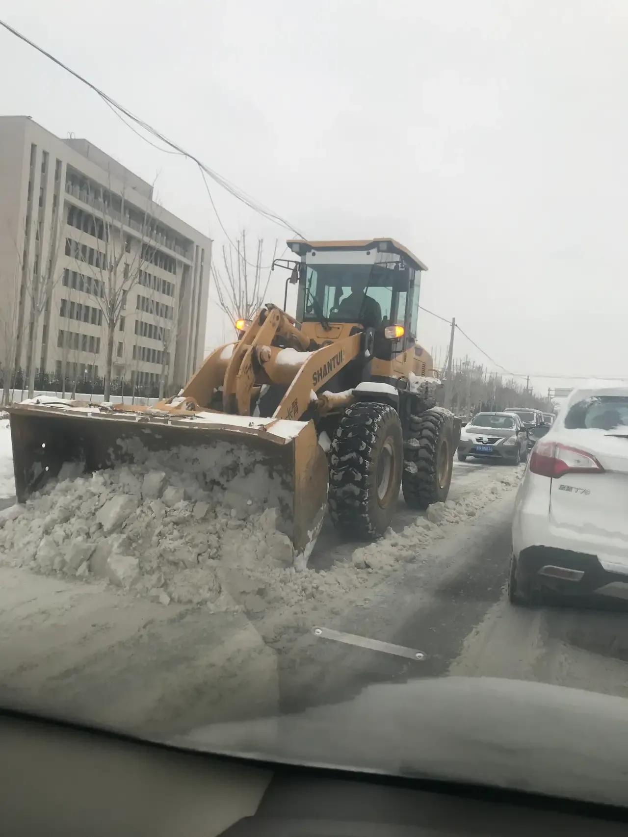 小城德州这次该被夸奖了！因为此次大雪过后，各部门反应迅速，很快道路就畅通无阻，出