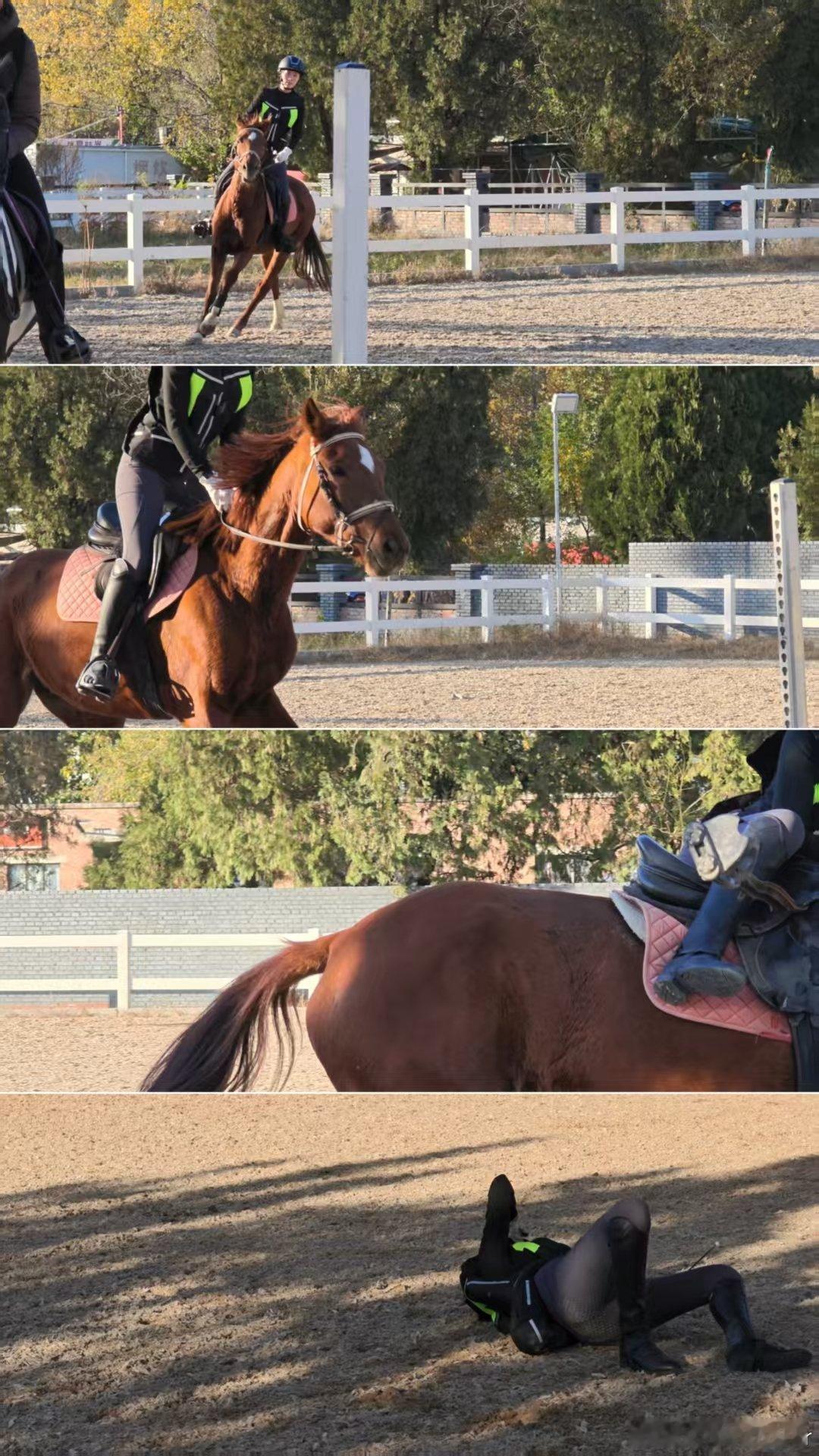 没好意思跟人说最近没去骑马 是因为坠马了…刚好广州车展要来了，先专心工作一波吧 
