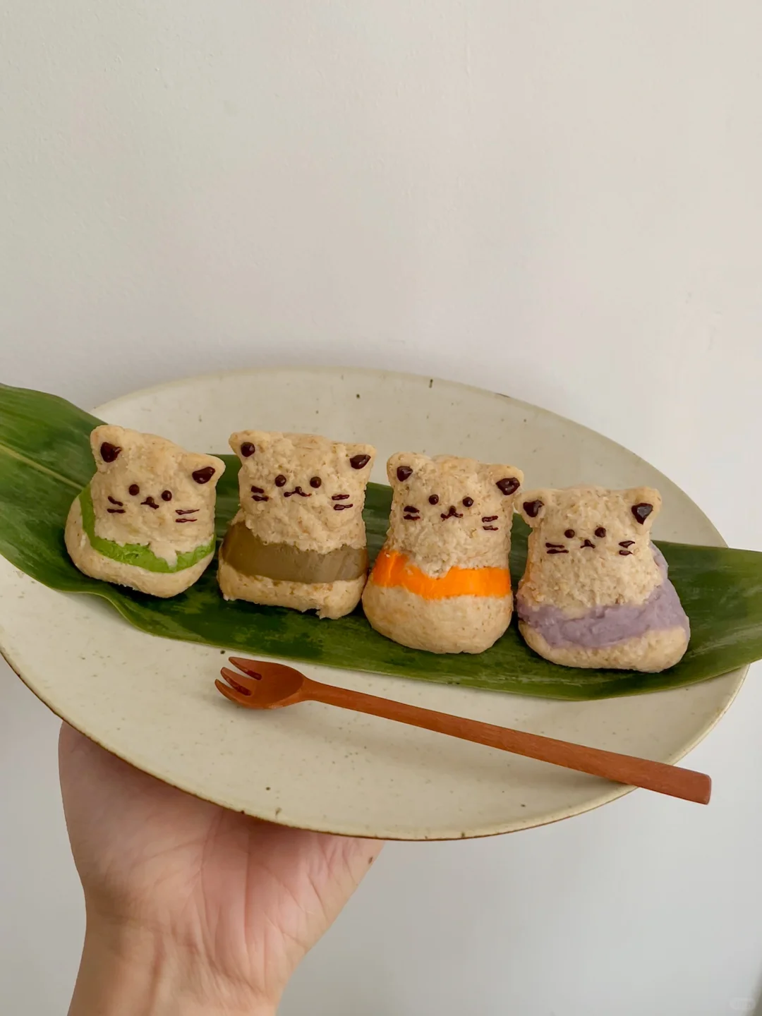 宅家自制糯叽叽的小猫燕麦粽子🌿
