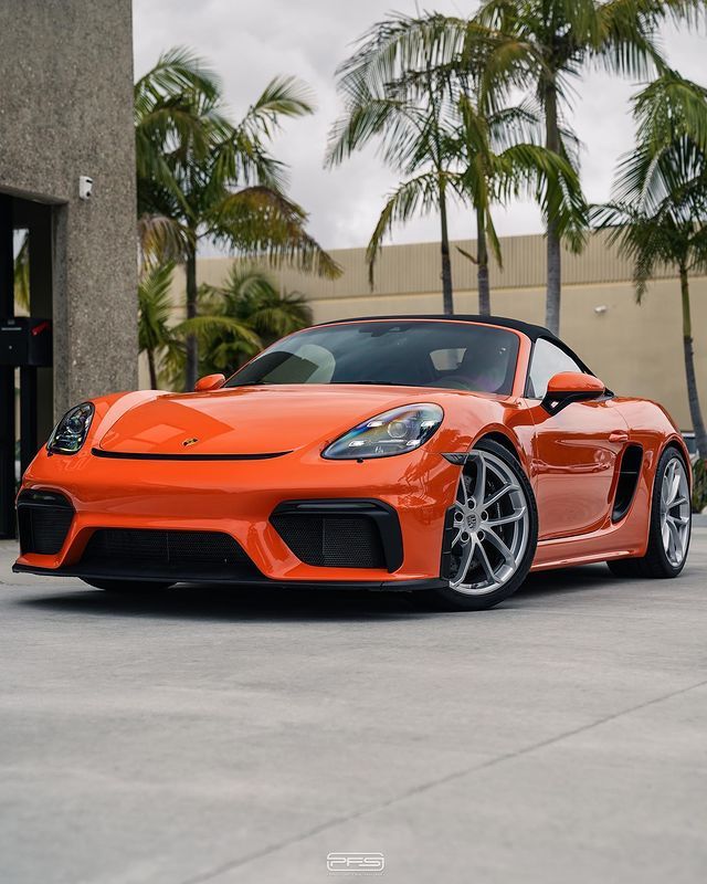 PTS Gulf Orange Porsche 718 Spyder 🧡#保时