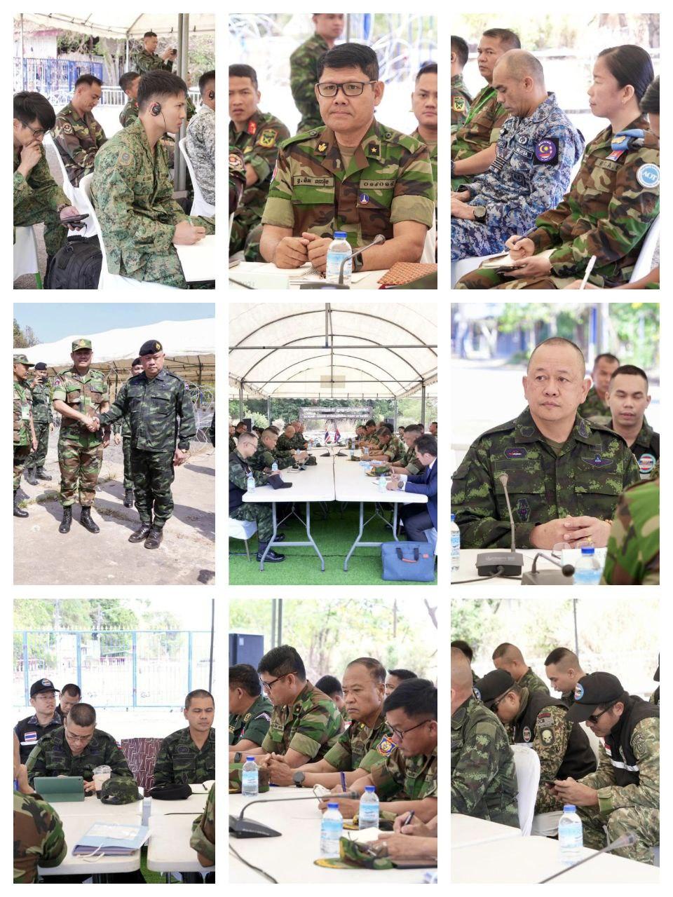 2月2日上午，柬埔寨第四军区与泰国第二军区的边界委员会，在柬埔寨奥多棉吉省的卓姆