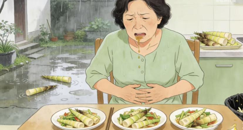 春笋好吃，冠心病患者真要当心!
杭州临安55岁的王阿姨，之前因为冠心病放过支架，