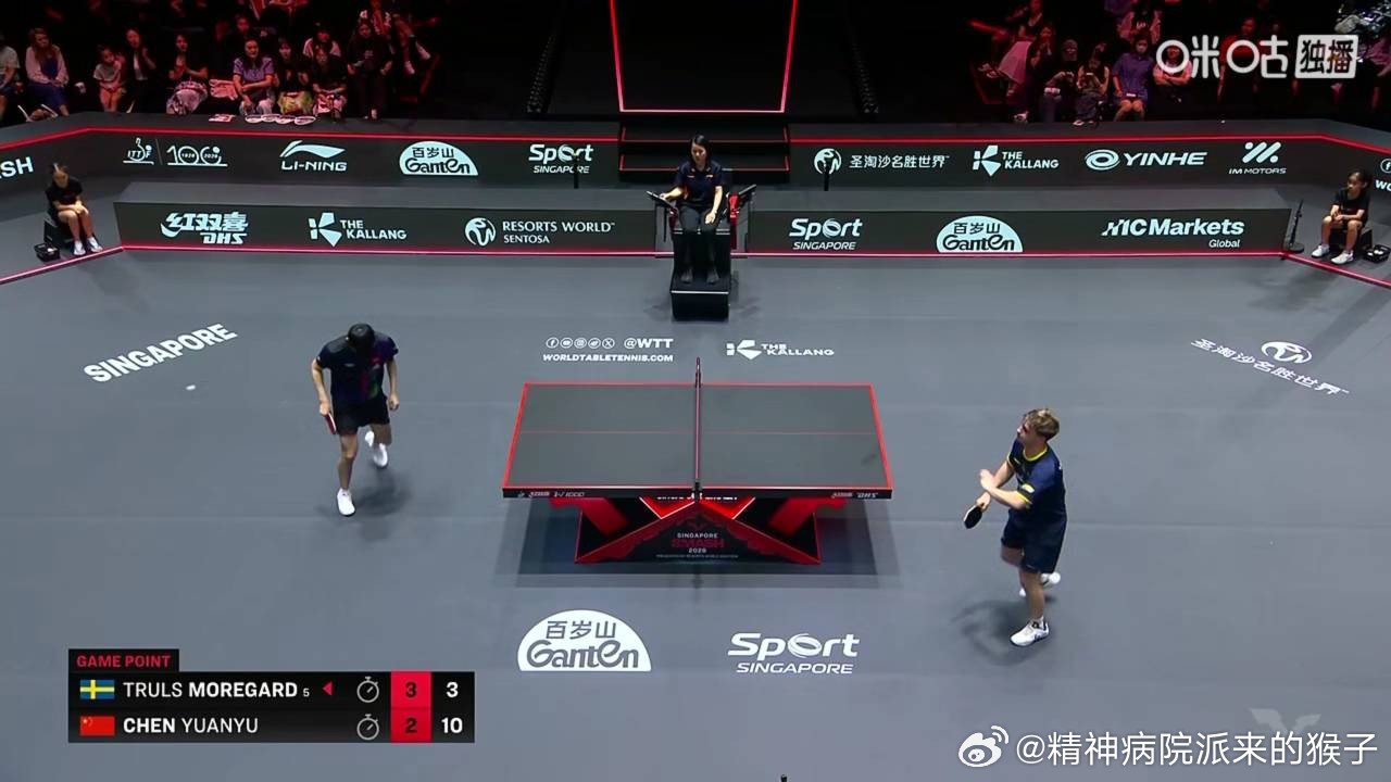 陈垣宇11比3莫雷高德0比3→3平 连扳三局 进入决胜局！ 