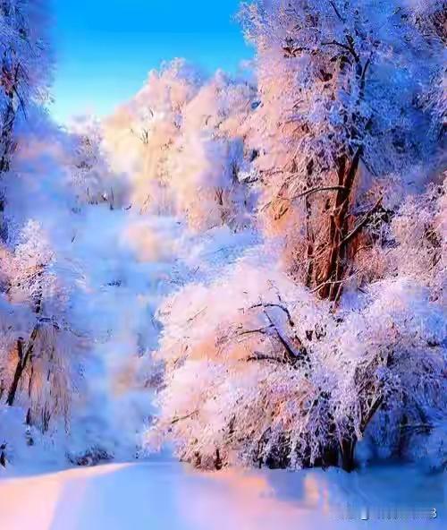 冰雪恋北国，白皑挂晶莹。
冬来挂满枝，此刻妆雪松！
上联：恋恋恋，恋情深深，
下