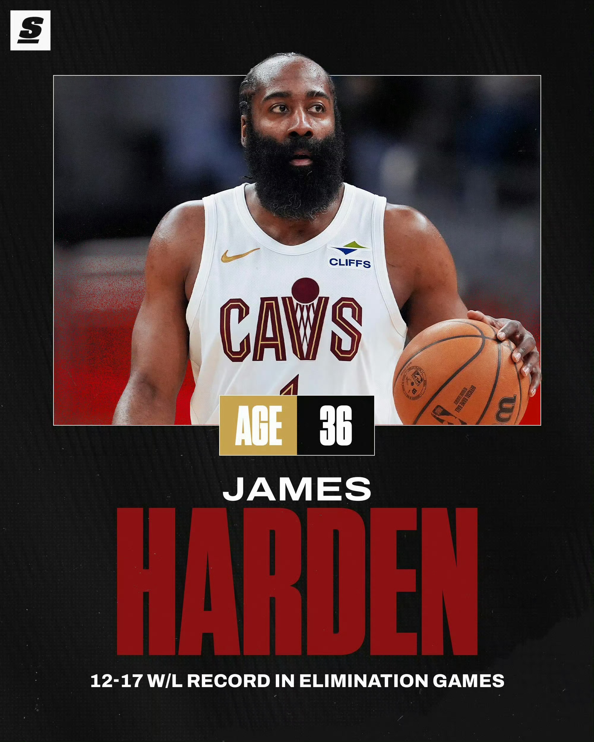 谁最有可能在退役前夺冠？克利夫兰骑士骑士nba哈登