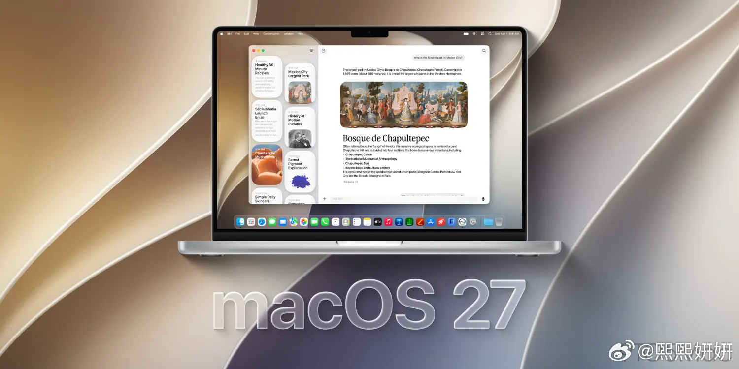 在Apple所有软件平台里，macOS一直是特例：拥有专属系统代号（例如macO