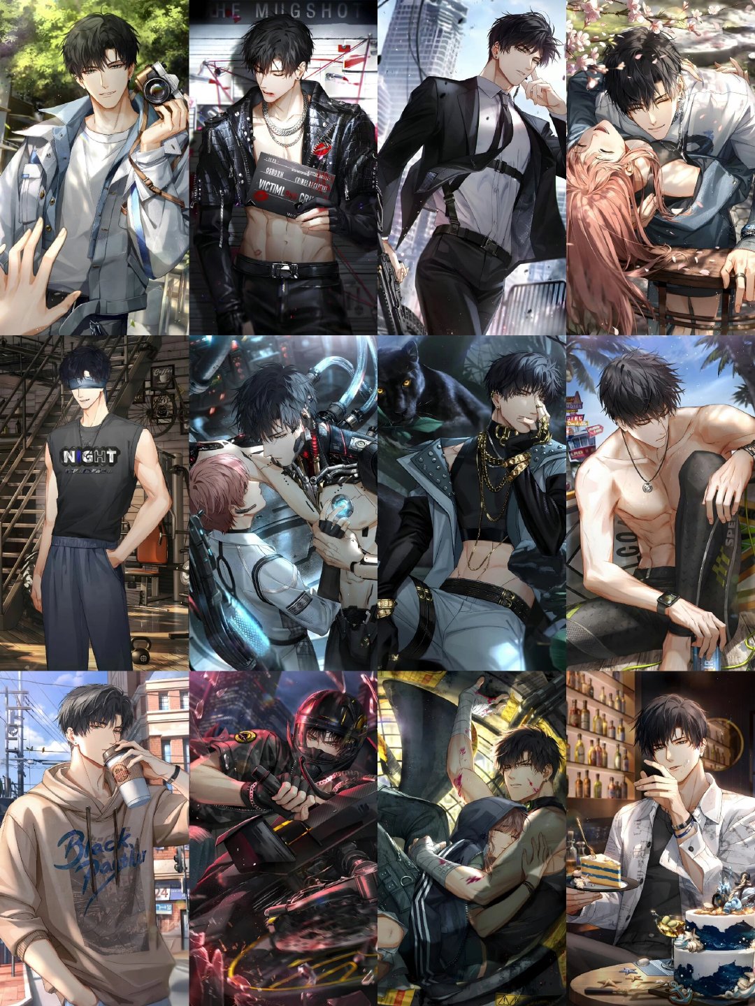 一个都不舍得分……每个平行时空都会相恋，每个平行世界都在爱你[抱一抱]#光与夜之