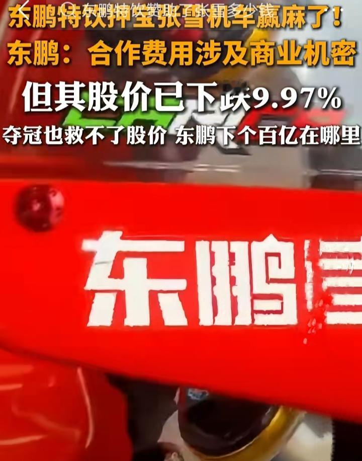 东鹏特饮押宝张雪机车这波操作，感觉真是赢麻了！张雪机车在机车圈那可是相当有热度，