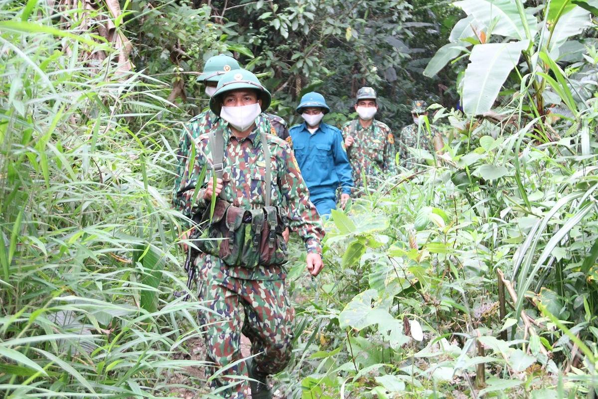 越南边防部队，有军人和民兵组成