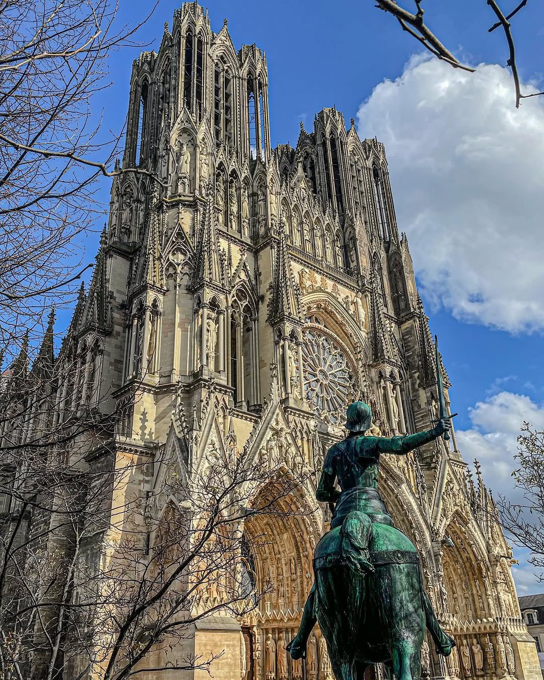 法国🇫🇷Reims Cathedral图来自网络 ​​​